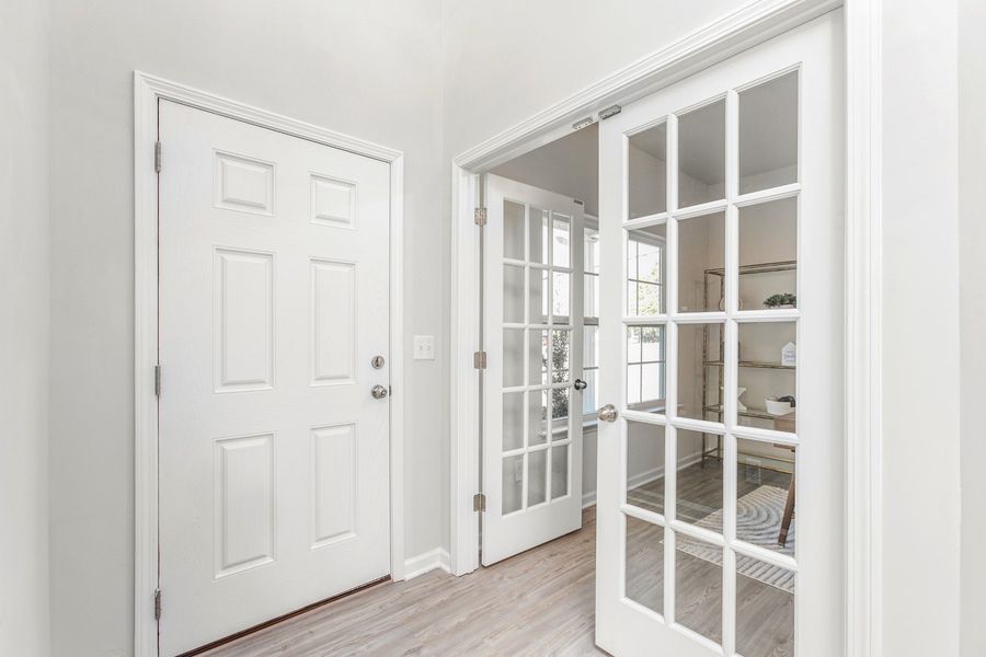 Spacious, unfurnished interior of a new home in The Wilcox, Greensboro (Image 27). Spacious, unfurnished interior of a new home in The Wilcox, Greensboro (Image 27).