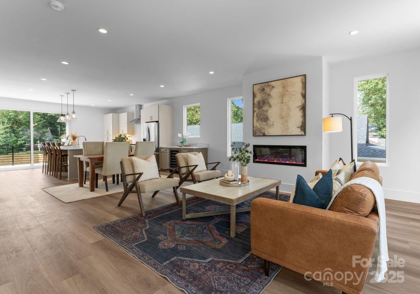 not of actual home. This is the model home similar layout