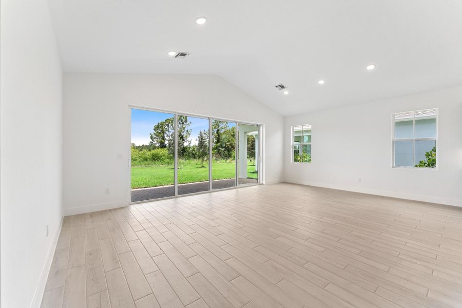Great Room and Dining Area