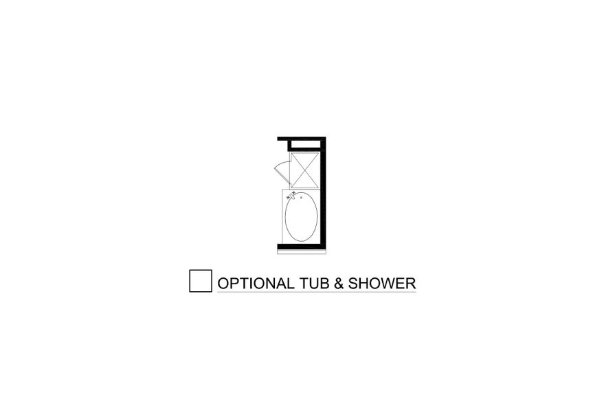 2D floor plan layout of this home in The Woods at Lindsey Place, Anna, TX (Image 3).