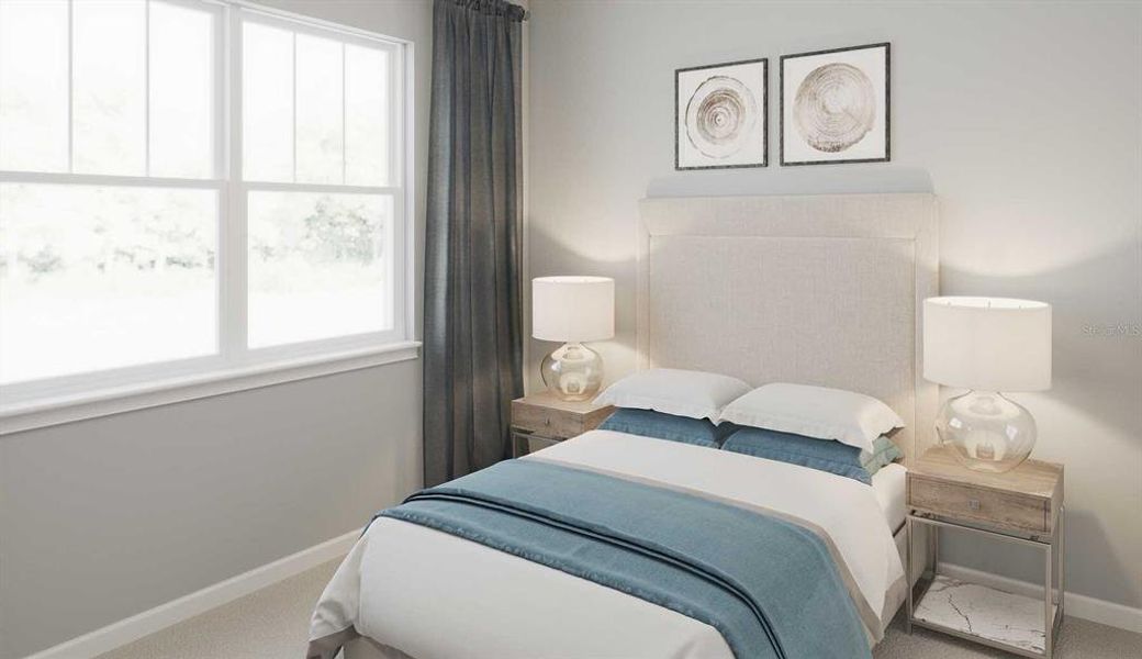 Furnished interior view inside a new home in , Orlando (Image 8).