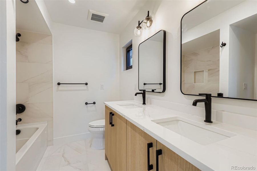 Furnished interior view inside a new home in , Denver (Image 8).