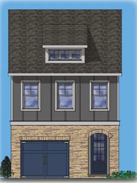 Representative rendering of the exterior for the Melbourne by Rocklyn Homes (Image 5).
