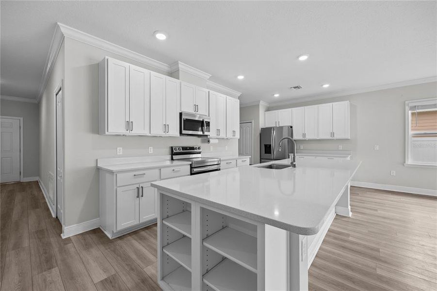 Furnished interior view inside a new home in , Newberry (Image 12).