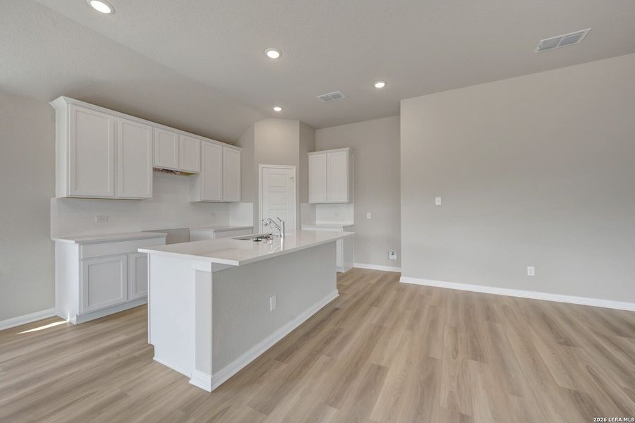 Furnished interior view inside a new home in Chaparral Ranch, Floresville (Image 6).