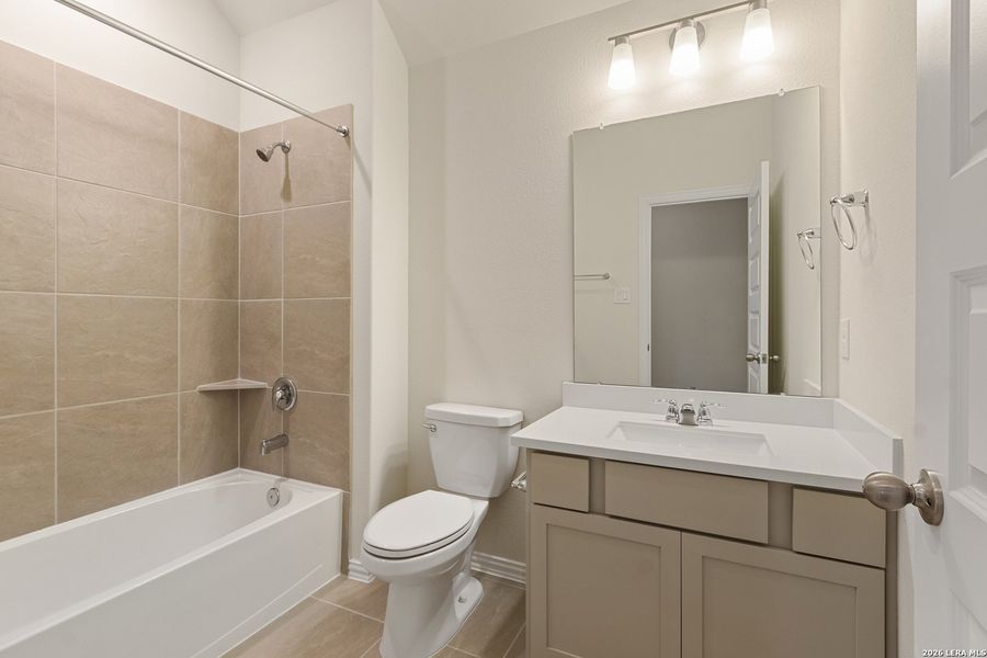 Furnished interior view inside a new home in Prominence, San Antonio (Image 7).