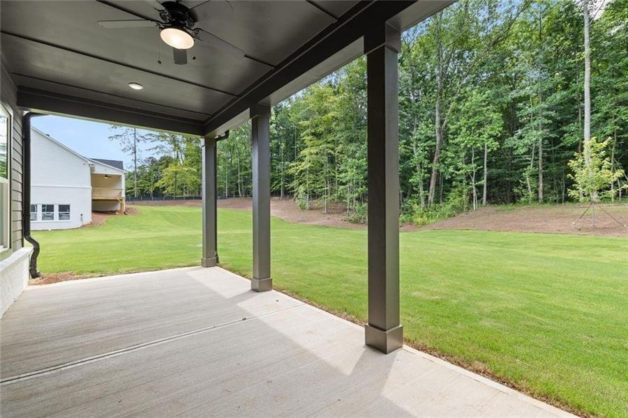 Exterior details and patio area of a home in , Gainesville (Image 3).