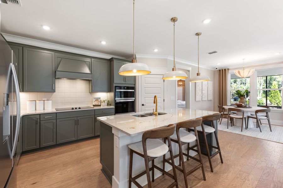Furnished interior view inside a new home in Del Webb Ocean Isle Beach, Shallotte (Image 27).