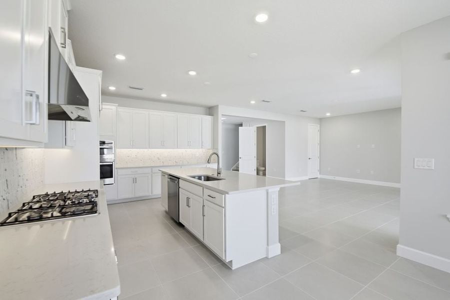 Representative furnished interior of a home built from the Cumberland by Taylor Morrison in Harvest at Ovation, Winter Garden (Image 35).