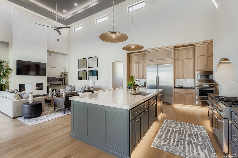 Furnished interior view inside a new home in Pecan Springs, Boerne (Image 37).
