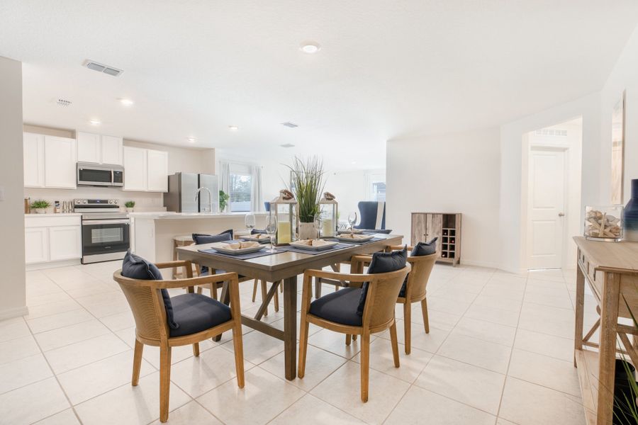 Representative furnished interior of a home built from the Marigold by Maronda Homes in Coastal Communities, Edgewater (Image 6).