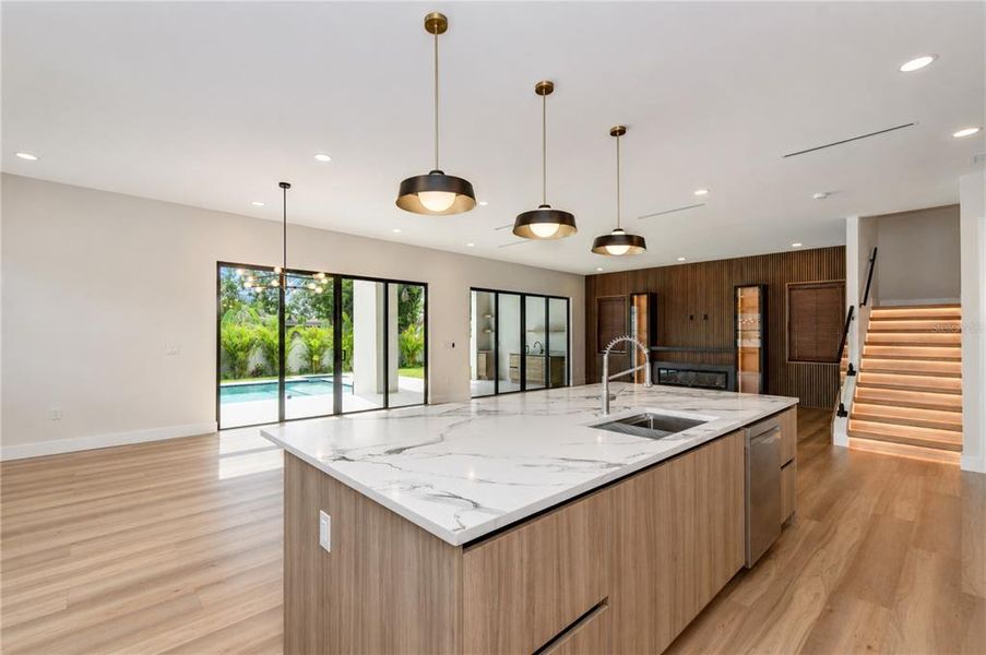 Furnished interior view inside a new home in , Tampa (Image 45).