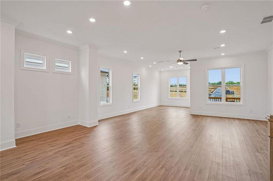 Spacious, unfurnished interior of a new home in Waterhaven, Cumming (Image 28).