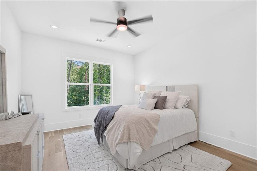 Furnished interior view inside a new home in , Buford (Image 79).