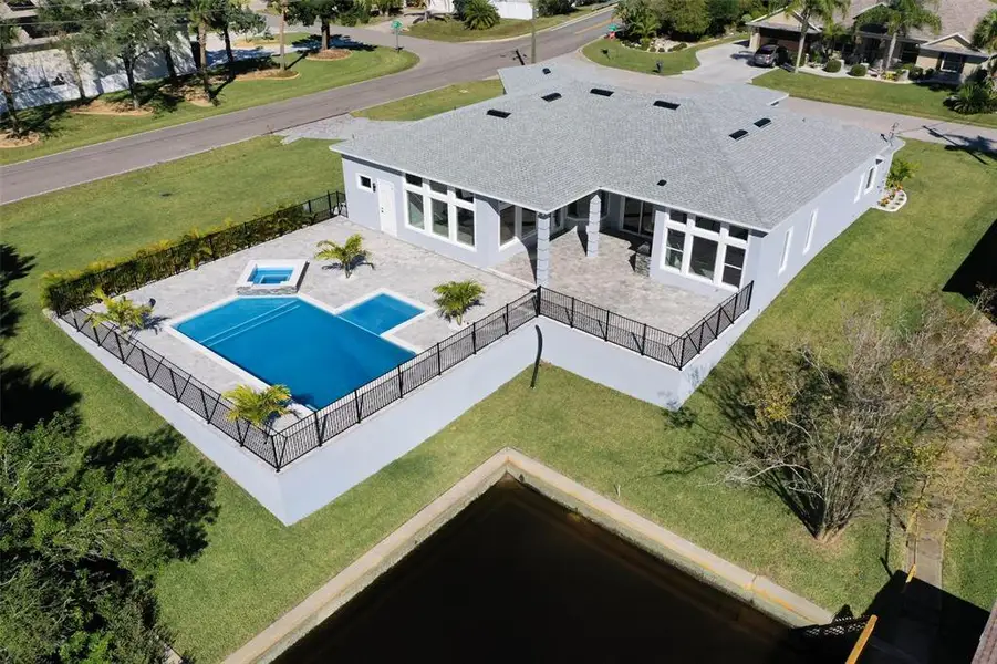 Exterior details and patio area of a home in , Palm Coast (Image 4). Exterior details and patio area of a home in , Palm Coast (Image 4).