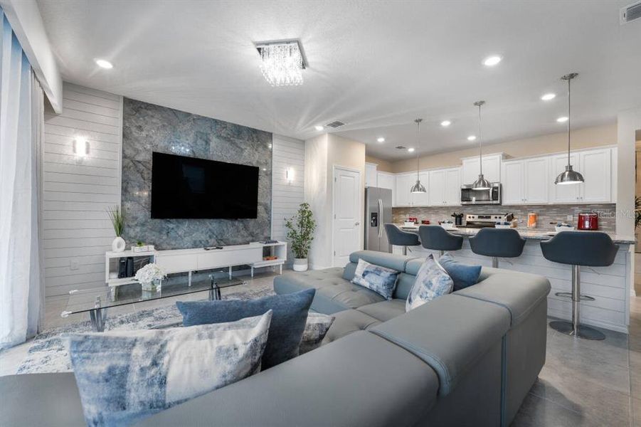 Furnished interior view inside a new home in , Davenport (Image 3). Furnished interior view inside a new home in , Davenport (Image 3).