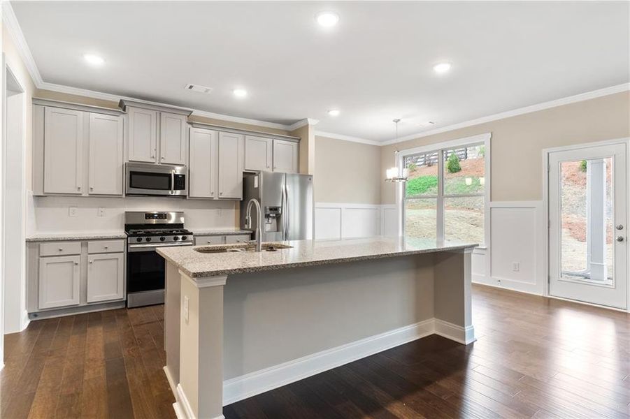 Furnished interior view inside a new home in Highland Park, Stonecrest (Image 2).