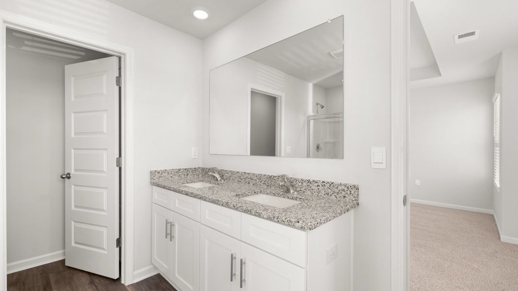Furnished interior view inside a new home in The Abbey at Trolley Run Station, Aiken (Image 8).