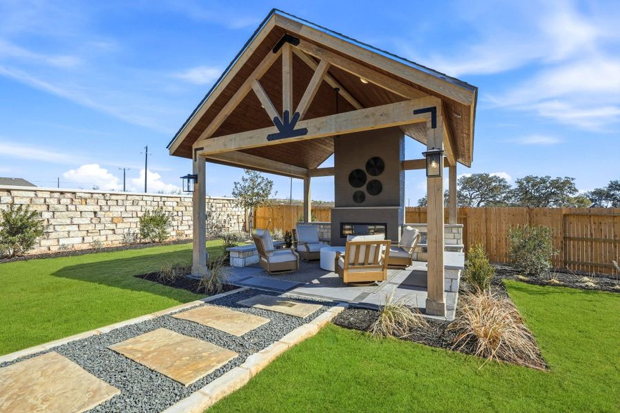 Community amenities associated with the Rivers 60′ by Chesmar Homes in Esperanza, Boerne (Image 6).