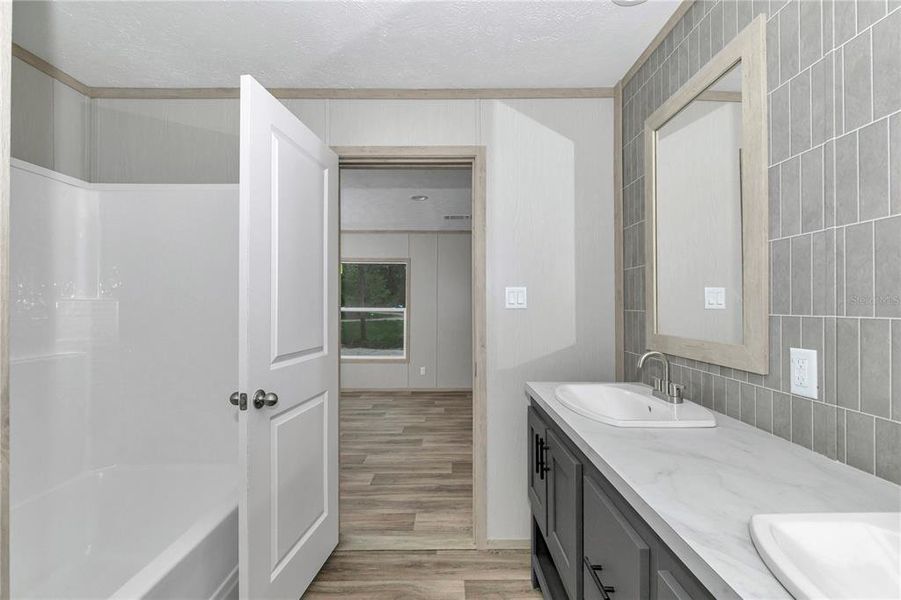 Furnished interior view inside a new home in , Williston (Image 8).