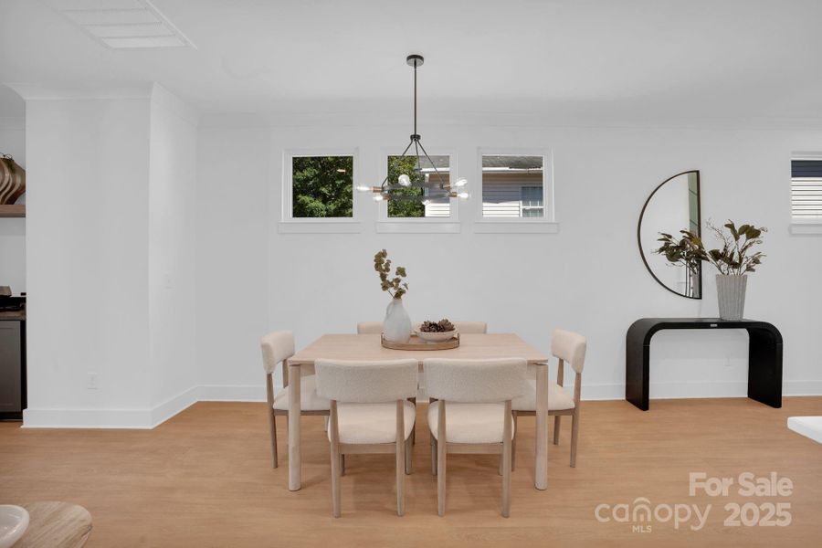 Furnished interior view inside a new home in , Charlotte (Image 12). Furnished interior view inside a new home in , Charlotte (Image 12).