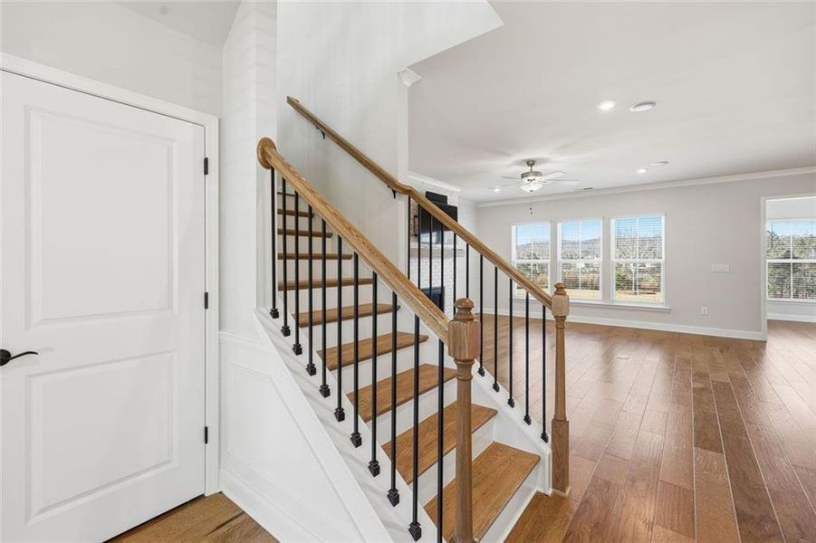 Spacious, unfurnished interior of a new home in Berkeley Mill, Cumming (Image 35).