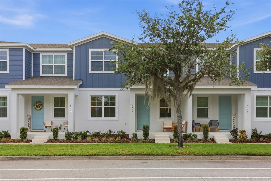 Front exterior of a new home in , Harmony, FL, highlighting curb appeal (Image 2). Front exterior of a new home in , Harmony, FL, highlighting curb appeal (Image 2).