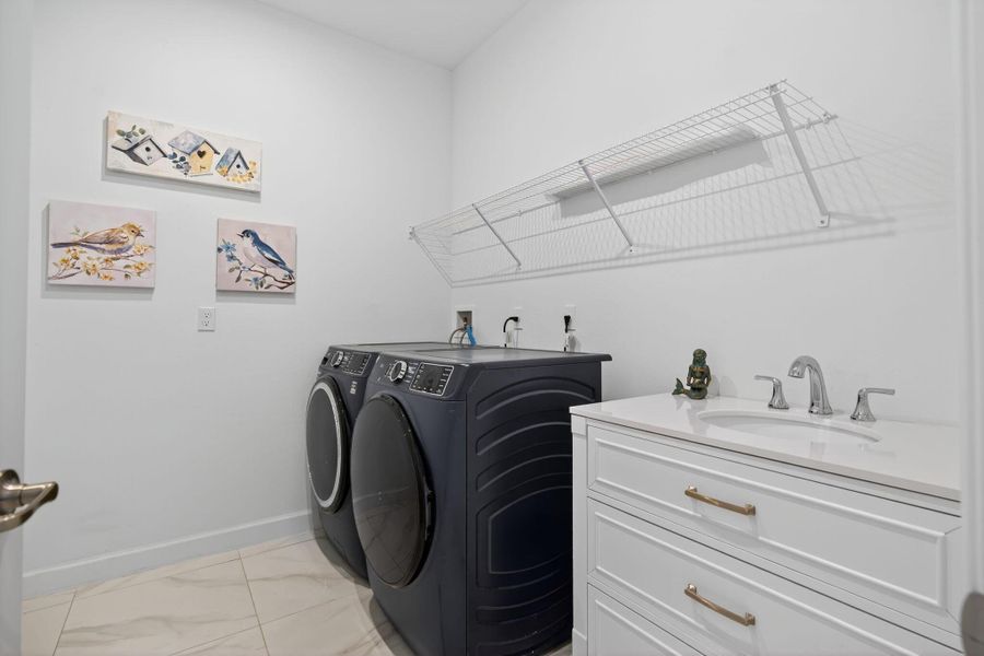 Furnished interior view inside a new home in , Port St. Lucie (Image 41).