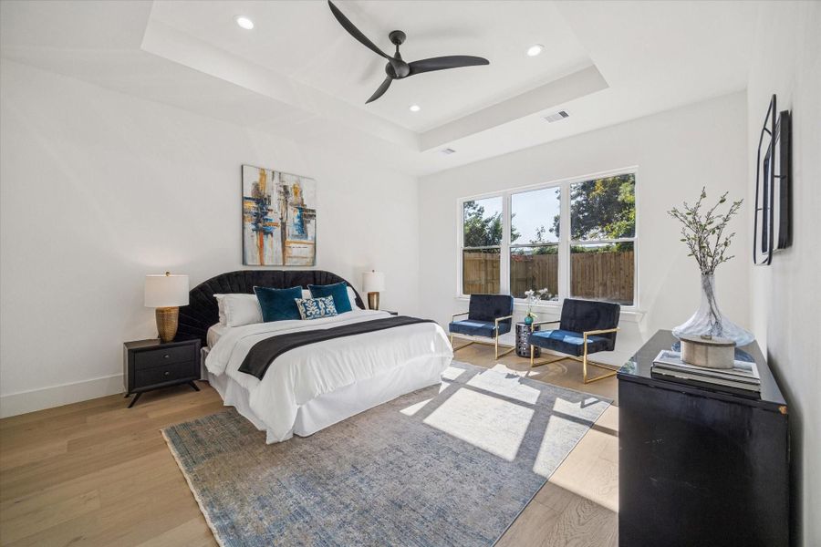 Furnished interior view inside a new home in , Houston (Image 18).