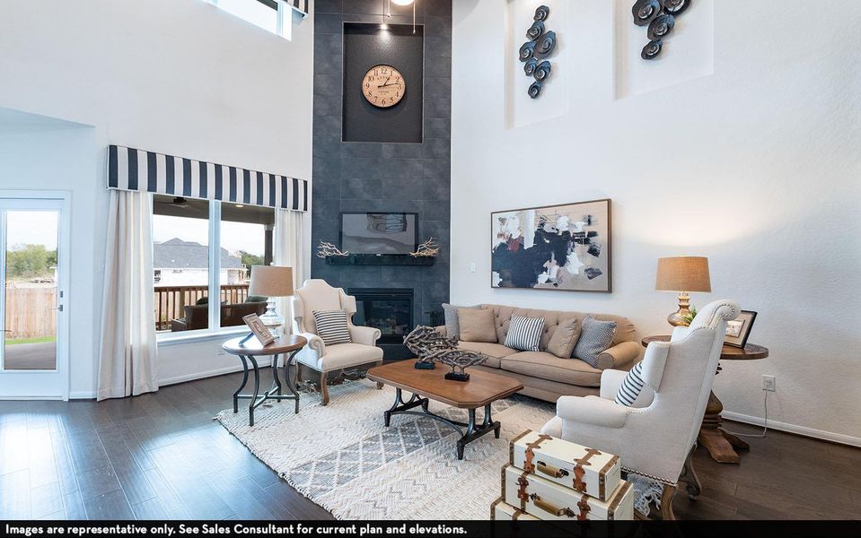 Furnished interior view inside a new home in Sanctuary, Salado (Image 7).