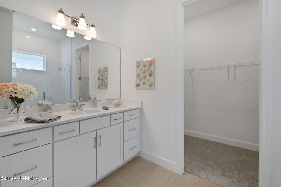 Furnished interior view inside a new home in , Flagler Beach (Image 38).