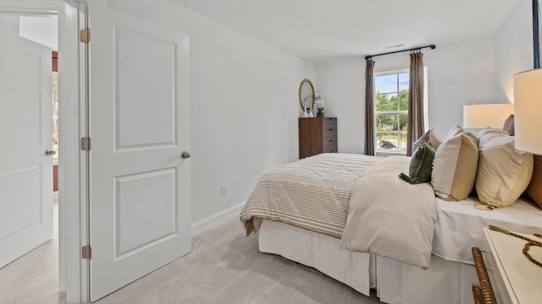 The Litchfield Plan by DBR Homes at Bell Glen in Charlotte, NC- Bedroom