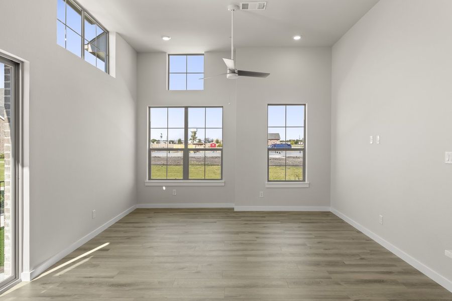 Spacious, unfurnished interior of a new home in Woodbridge Villas, Wylie (Image 17). Spacious, unfurnished interior of a new home in Woodbridge Villas, Wylie (Image 17).