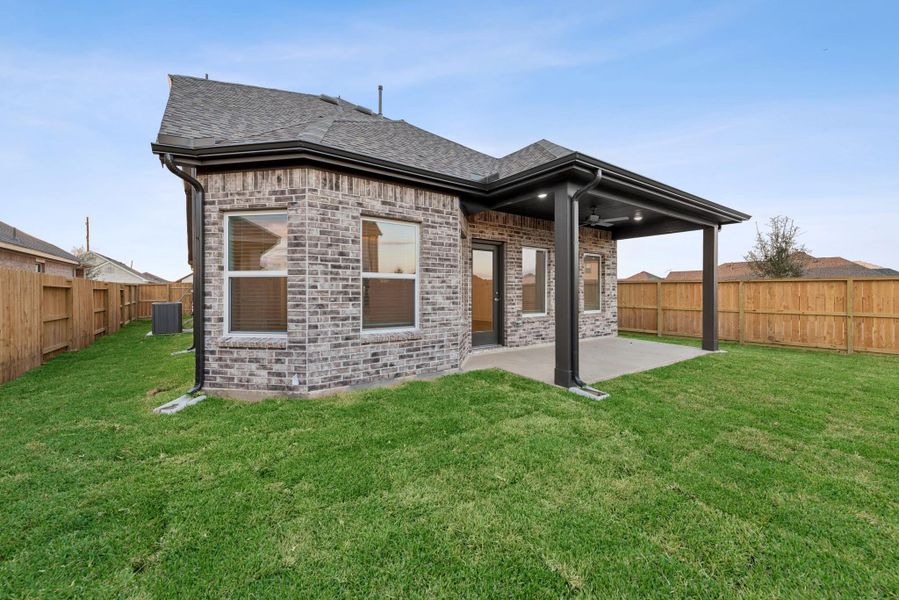 Exterior details and patio area of a home in Marvida, Cypress (Image 3). Exterior details and patio area of a home in Marvida, Cypress (Image 3).