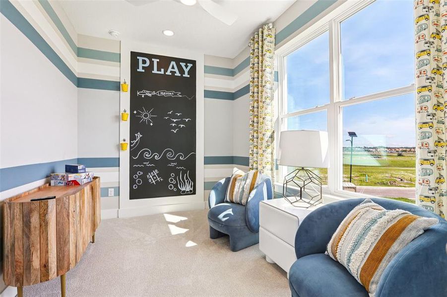 Furnished interior view inside a new home in , San Antonio (Image 34).