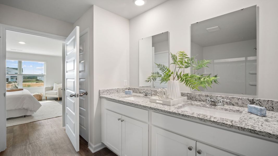 Furnished interior view inside a new home in Holly Oaks, Statesboro (Image 28).
