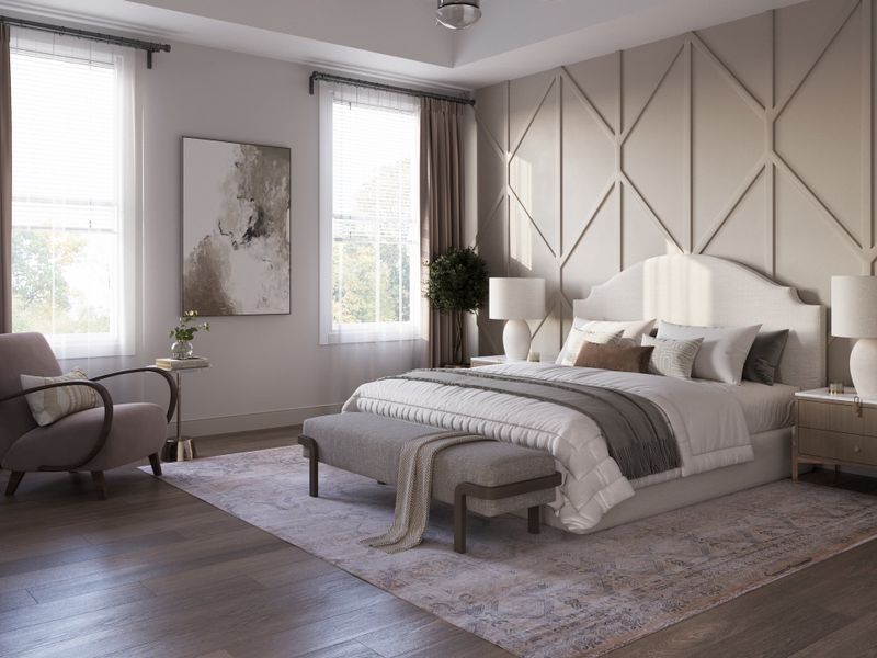 Braydon - Interior Rendering - Primary Bedroom
