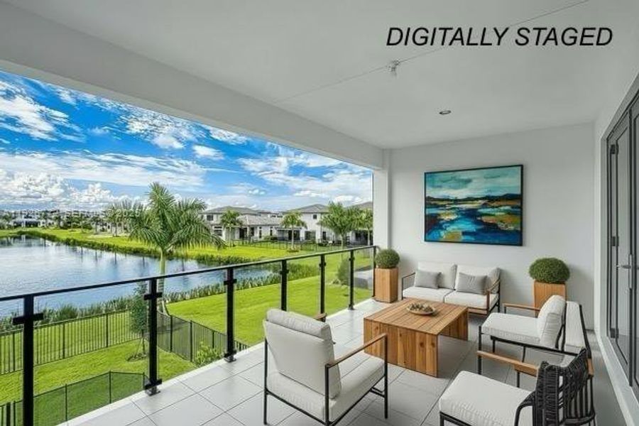 Exterior details and patio area of a home in Lotus Edge, Boca Raton (Image 30). Exterior details and patio area of a home in Lotus Edge, Boca Raton (Image 30).