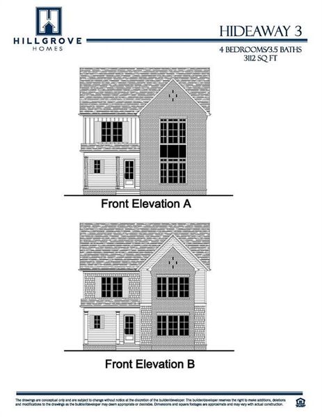 Exterior rendering of this home design in , Flowery Branch, GA (Image 5).