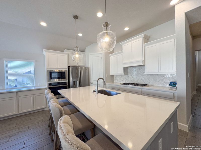 Furnished interior view inside a new home in Cibolo Canyons 50', San Antonio (Image 9). Furnished interior view inside a new home in Cibolo Canyons 50', San Antonio (Image 9).