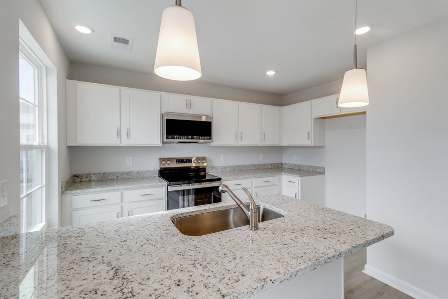 Furnished interior view inside a new home in Astoria, Columbia (Image 8).