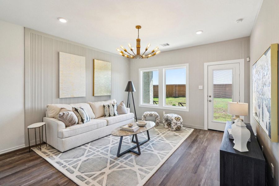 Furnished interior view inside a new home in Cypress Green, Hockley (Image 9).