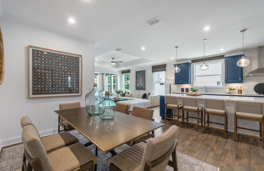 Furnished interior view inside a new home in Del Webb at Lake Oconee, Greensboro (Image 8).