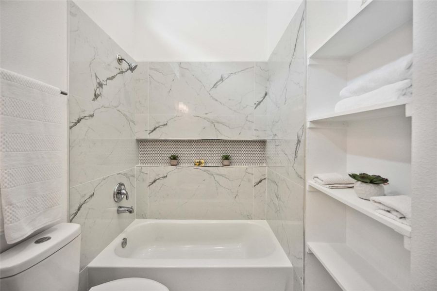 Furnished interior view inside a new home in , Houston (Image 8).