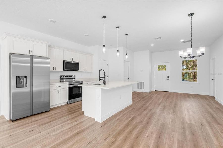 Furnished interior view inside a new home in , Ocala (Image 15).