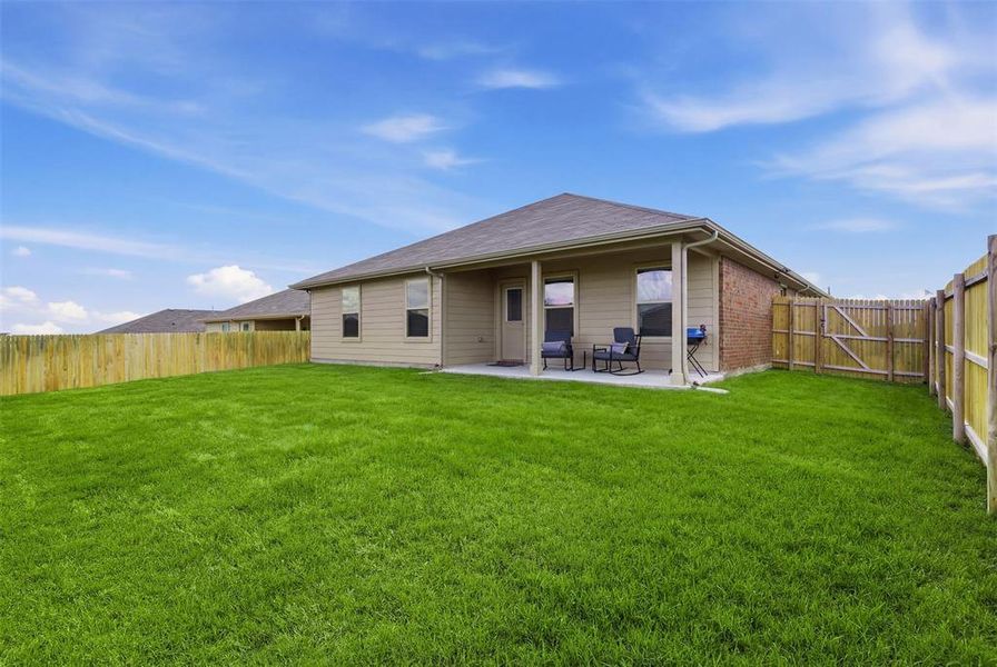 Exterior details and patio area of a home in Cresson Estates, Cresson (Image 3). Exterior details and patio area of a home in Cresson Estates, Cresson (Image 3).