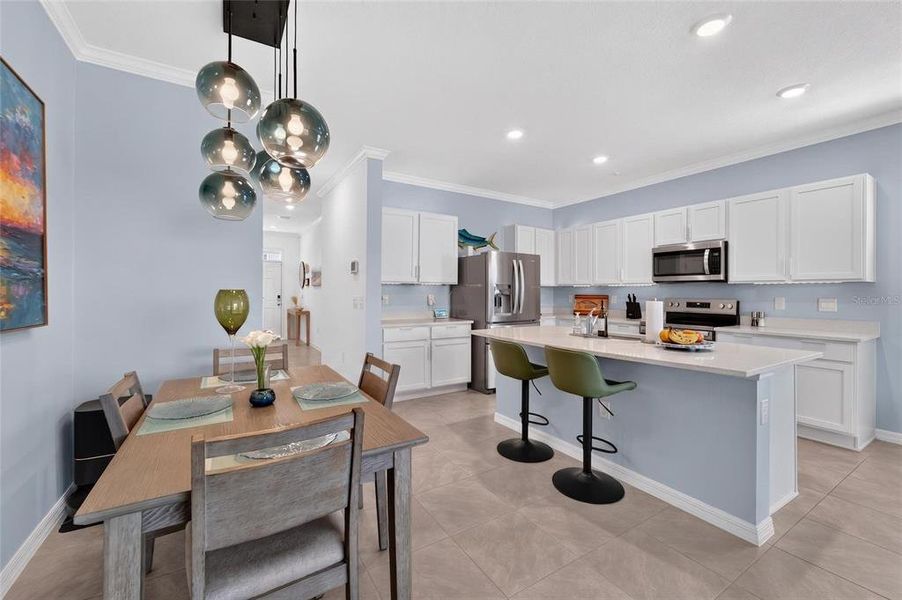 Furnished interior view inside a new home in Mangrove Point, Apollo Beach (Image 18).