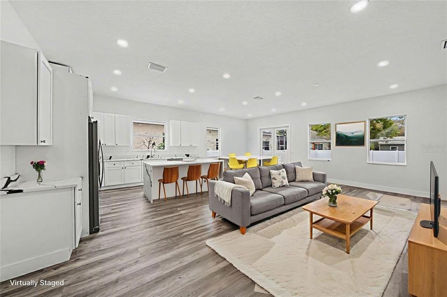 Furnished interior view inside a new home in , St. Petersburg (Image 8).