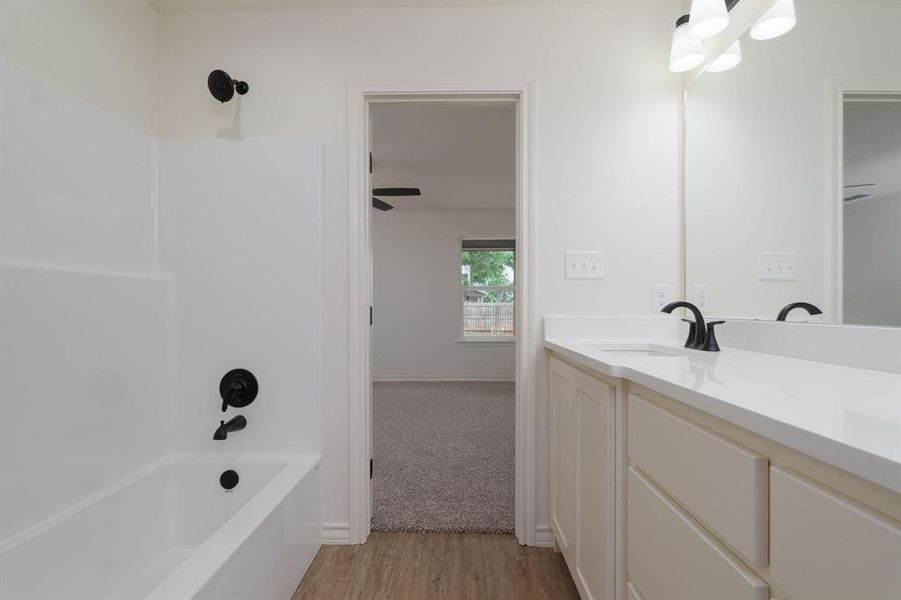 Furnished interior view inside a new home in , Abilene (Image 13).