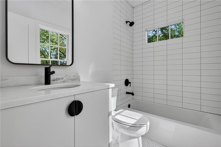 Furnished interior view inside a new home in , Atlanta (Image 14).